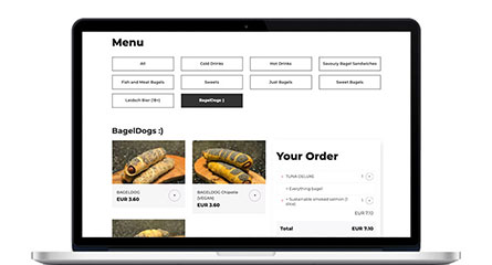 Pre-ordering widget